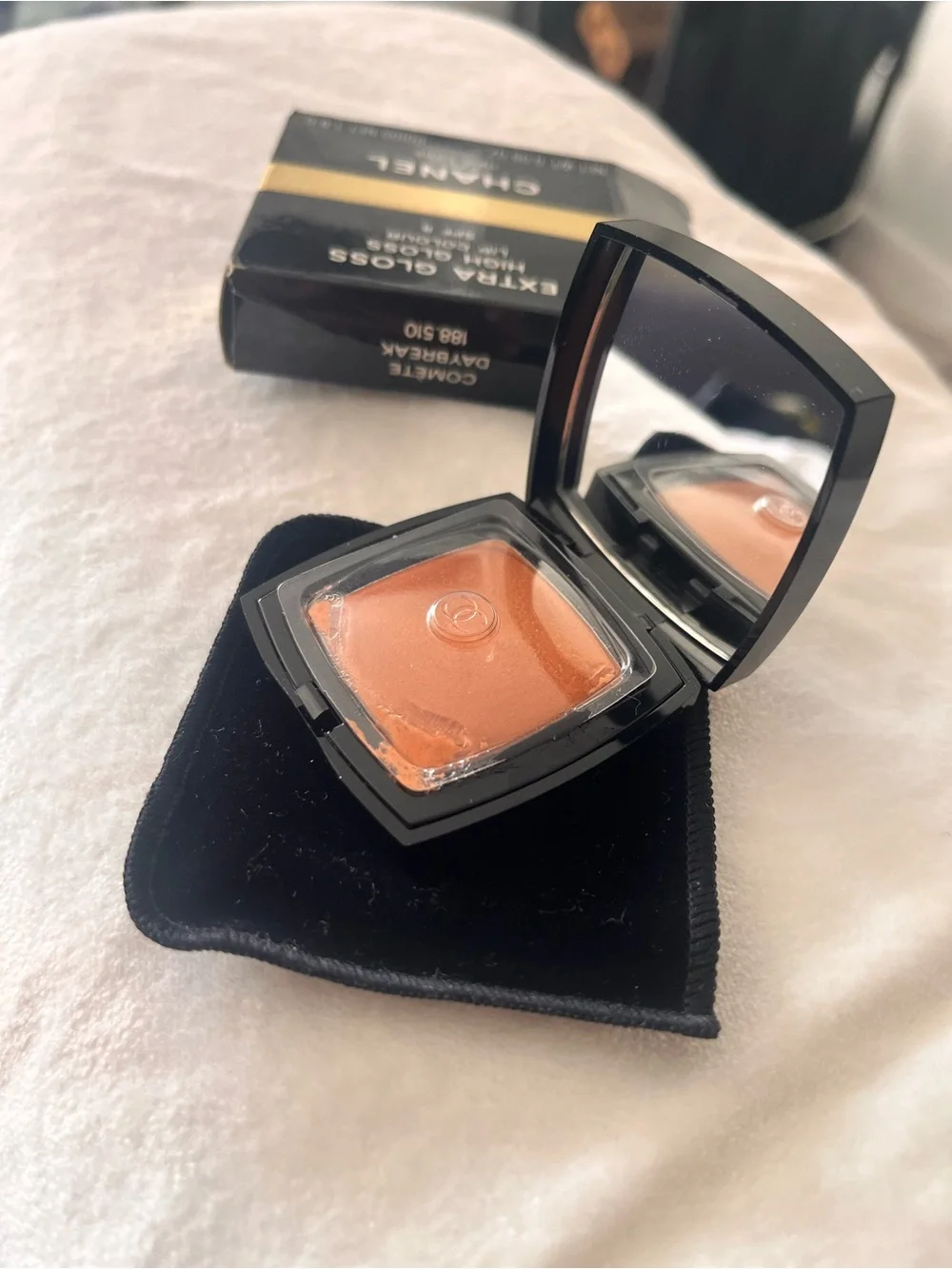 CHANEL Lip Gloss Balm in Peachy Orange